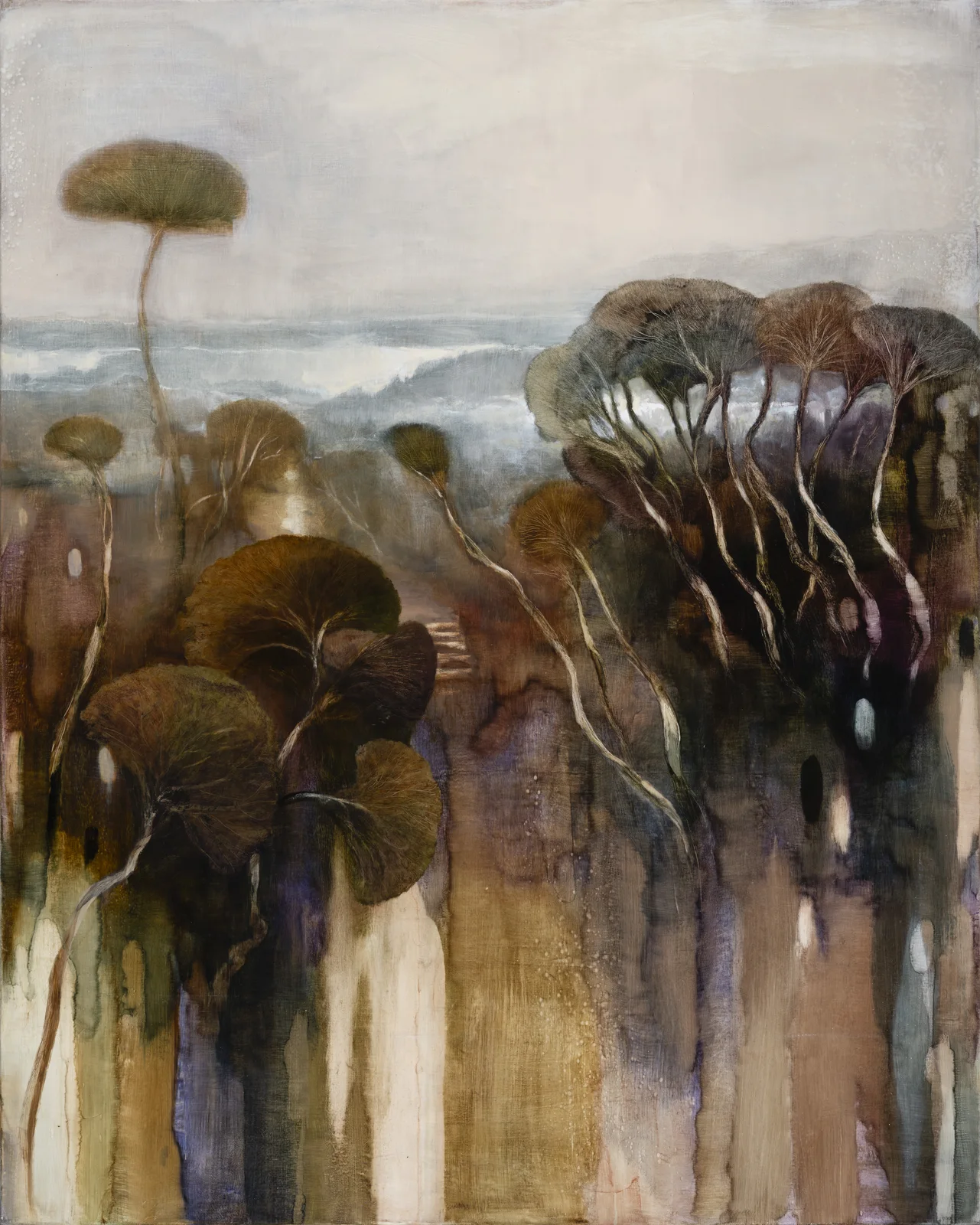 High tide, Mornington — Oil on linen by Graeme Altmann