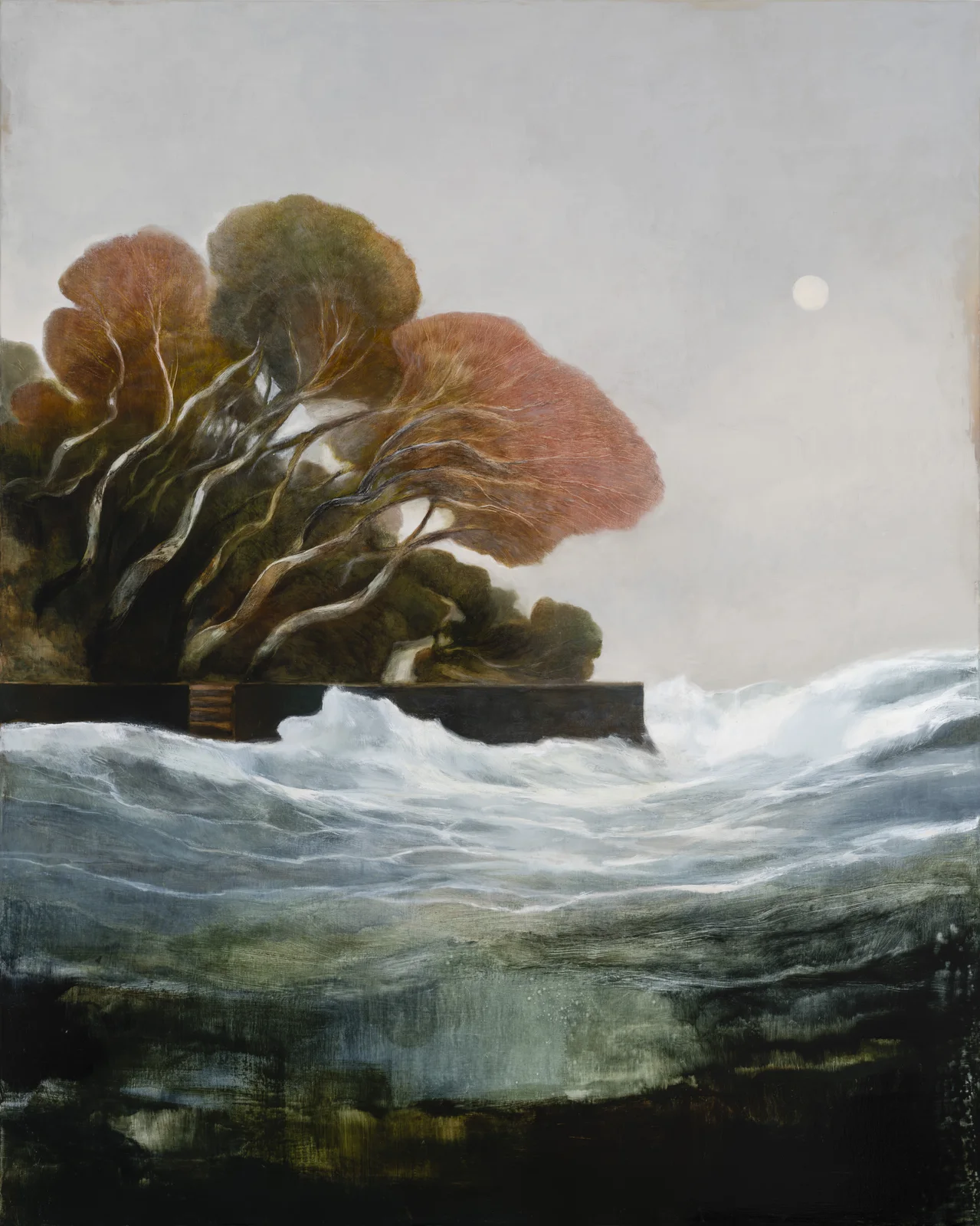 Winter chasing autumn — Oil on linen by Graeme Altmann