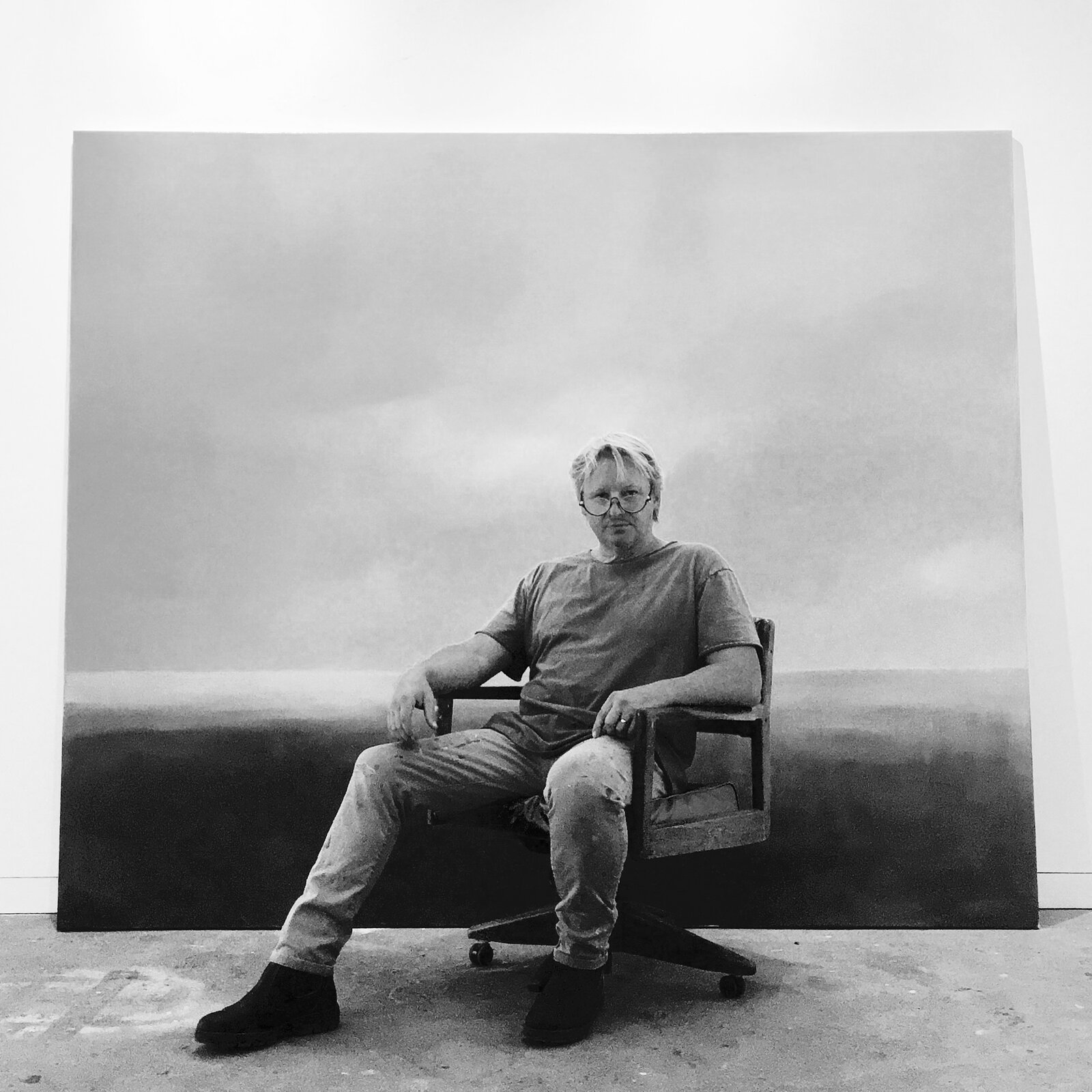 Graeme Altmann in the studio